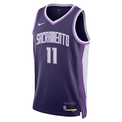 Sacramento Kings Purple 2025-2026 City Edition Jersey Domantas Sabonis #11