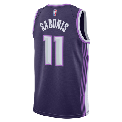 Sacramento Kings Purple 2025-2026 City Edition Jersey Domantas Sabonis #11