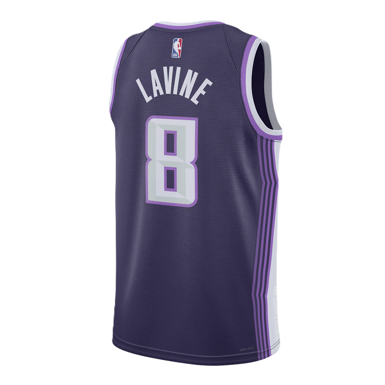 Sacramento Kings Purple 2025-2026 City Edition Jersey Zach LaVine #8