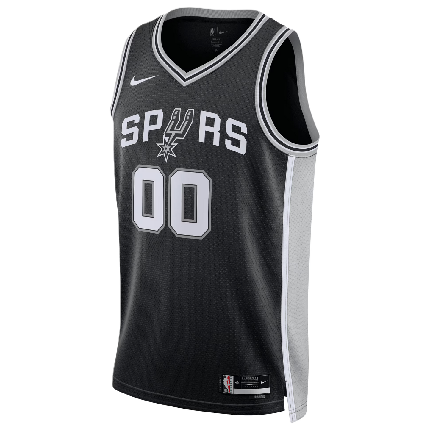 San Antonio Spurs Black Icon Jersey Custom