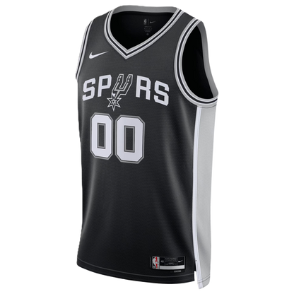 San Antonio Spurs Black Icon Jersey Custom