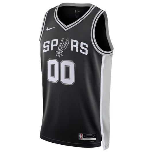 San Antonio Spurs Black Icon Jersey Custom