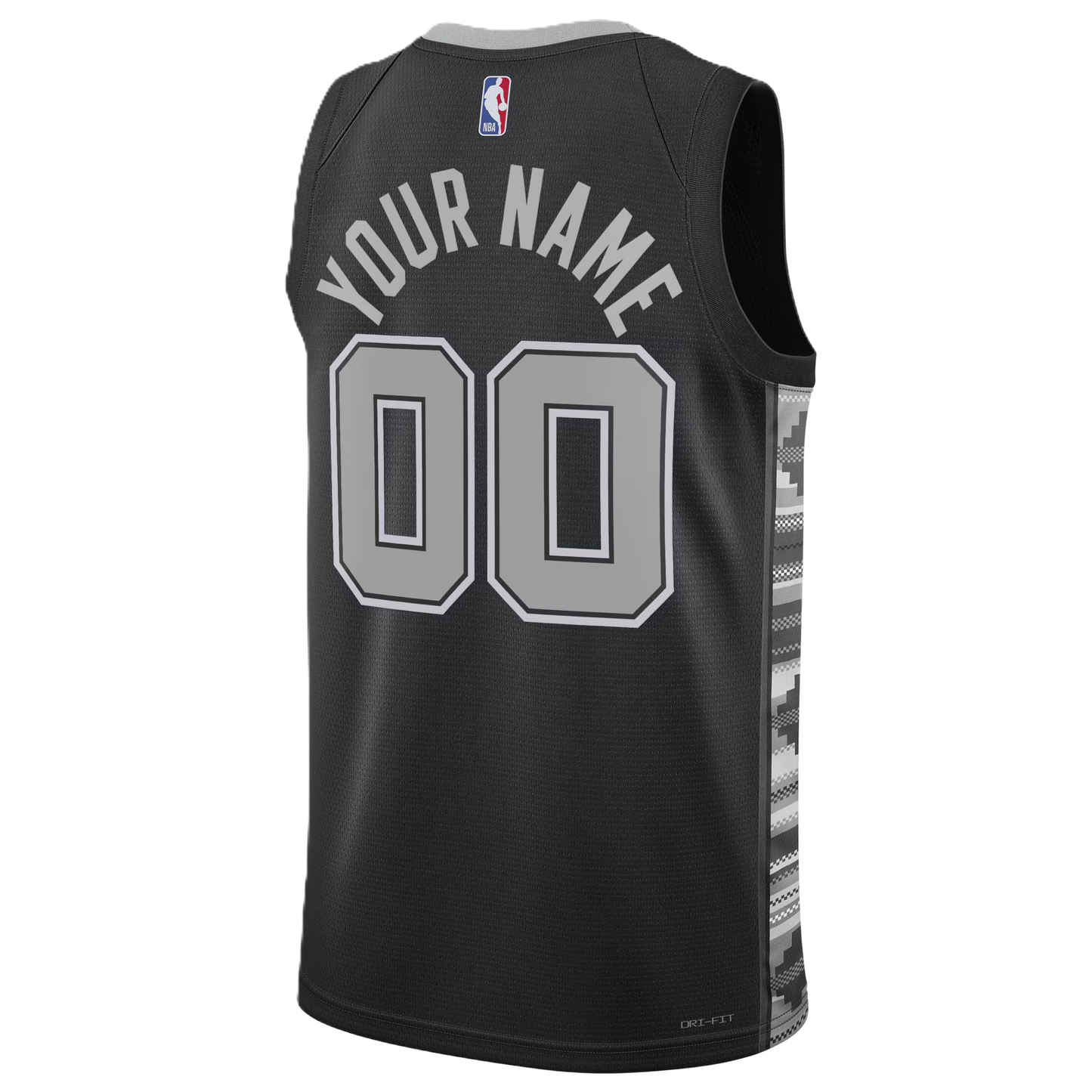 San Antonio Spurs Black Statement Jersey Custom