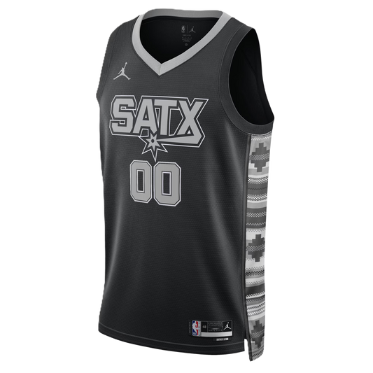 San Antonio Spurs Black Statement Jersey Custom