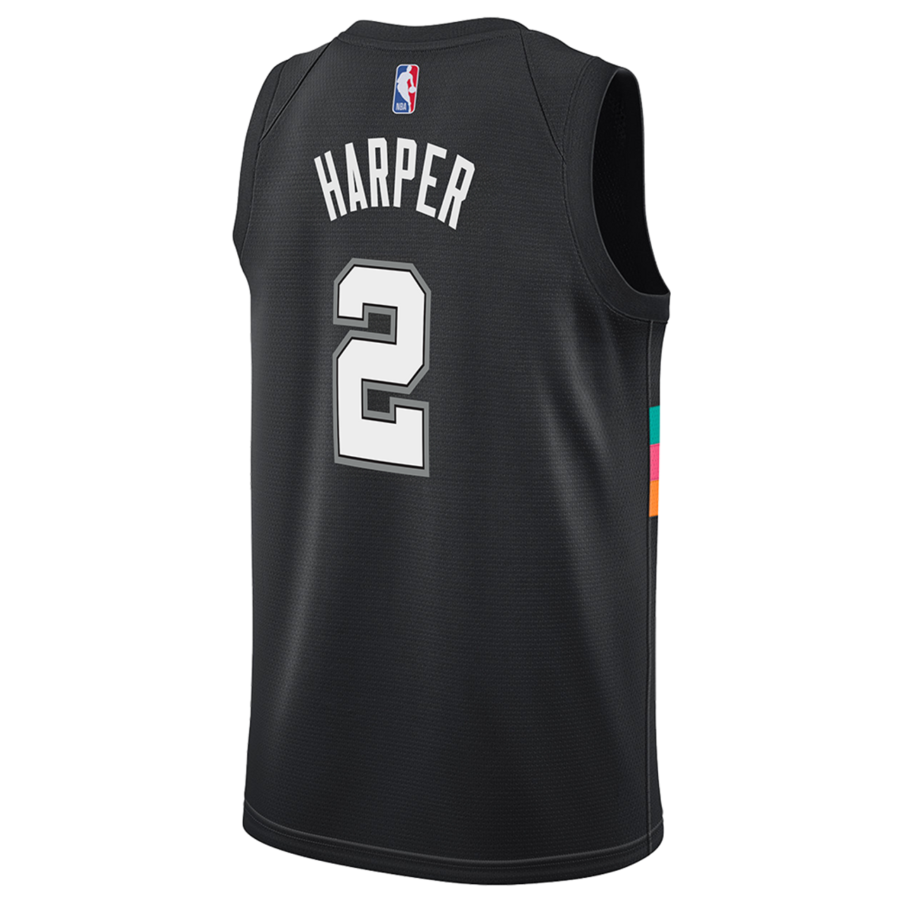 San Antonio Spurs Black 2025-2026 City Edition Jersey Dylan Harper #2