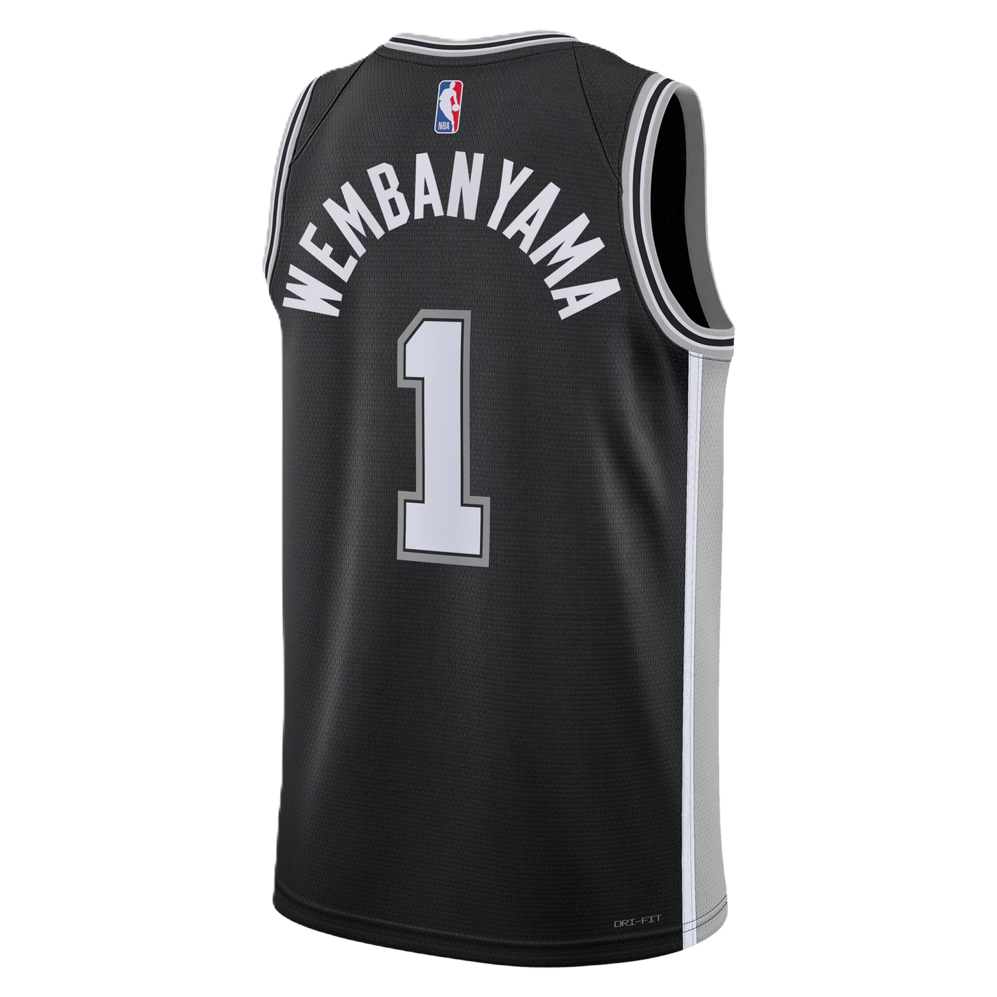 San Antonio Spurs Black Icon Jersey Victor Wembanyama #1