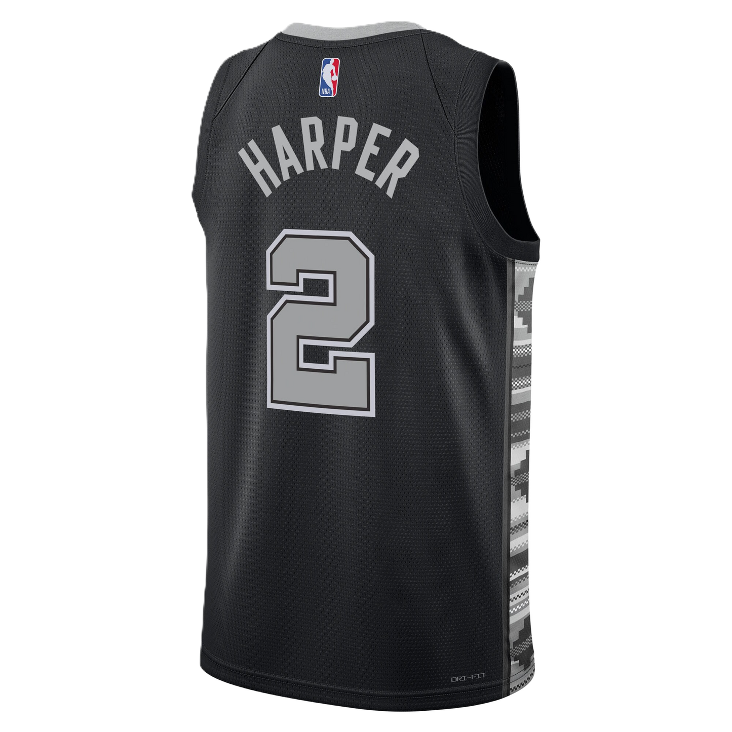 San Antonio Spurs Black Statement Jersey Dylan Harper #2