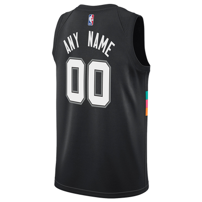 San Antonio Spurs Black 2025-2026 City Edition Jersey Custom