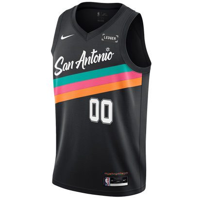 San Antonio Spurs Black 2025-2026 City Edition Jersey Custom