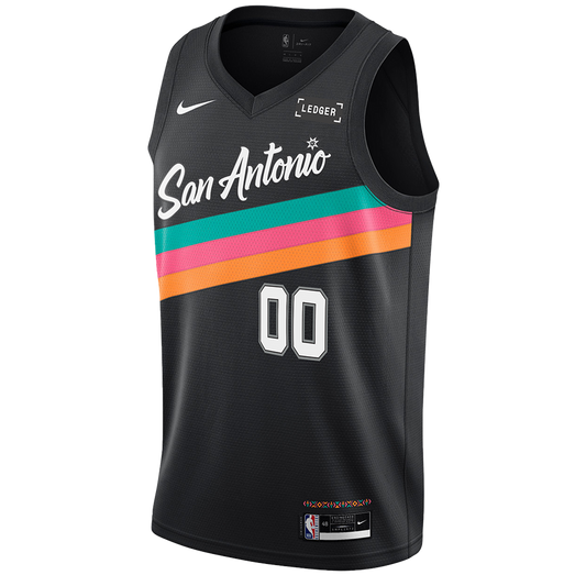 San Antonio Spurs Black 2025-2026 City Edition Jersey Custom