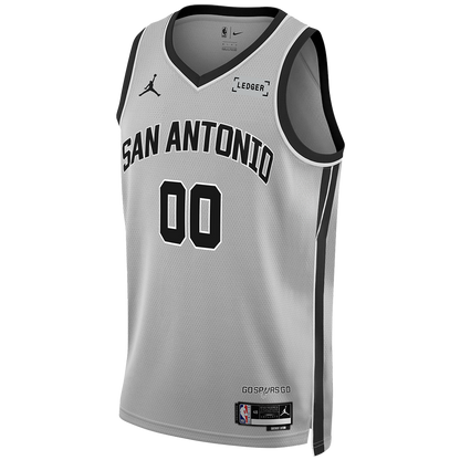 San Antonio Spurs Silver 2025-2026 Statement Jersey Custom