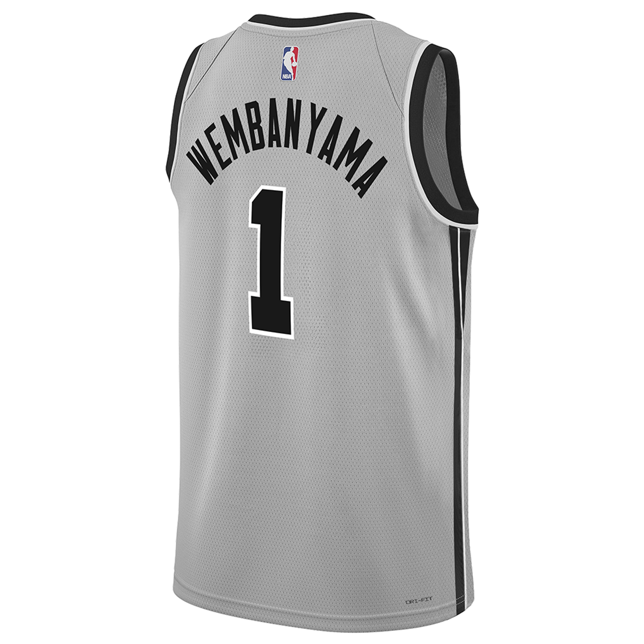San Antonio Spurs Silver 2025-2026 Statement Jersey Victor Wembanyama #1