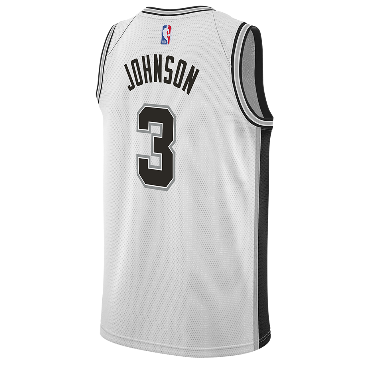 San Antonio Spurs White Association Jersey Keldon Johnson #3