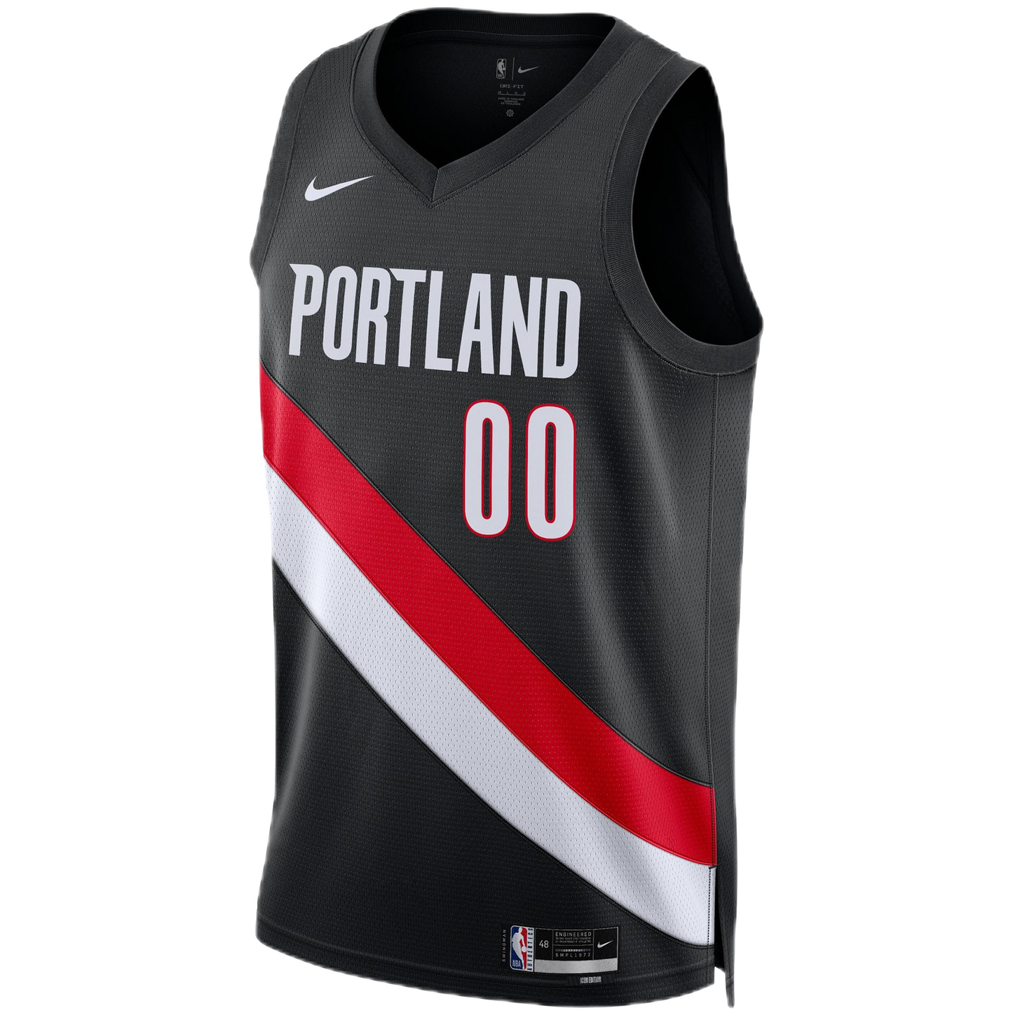 Portland Trail Blazers Black Icon Jersey Scoot Henderson #00