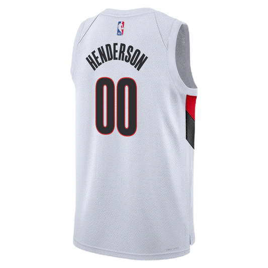Portland Trail Blazers White Association Jersey Scoot Henderson #00
