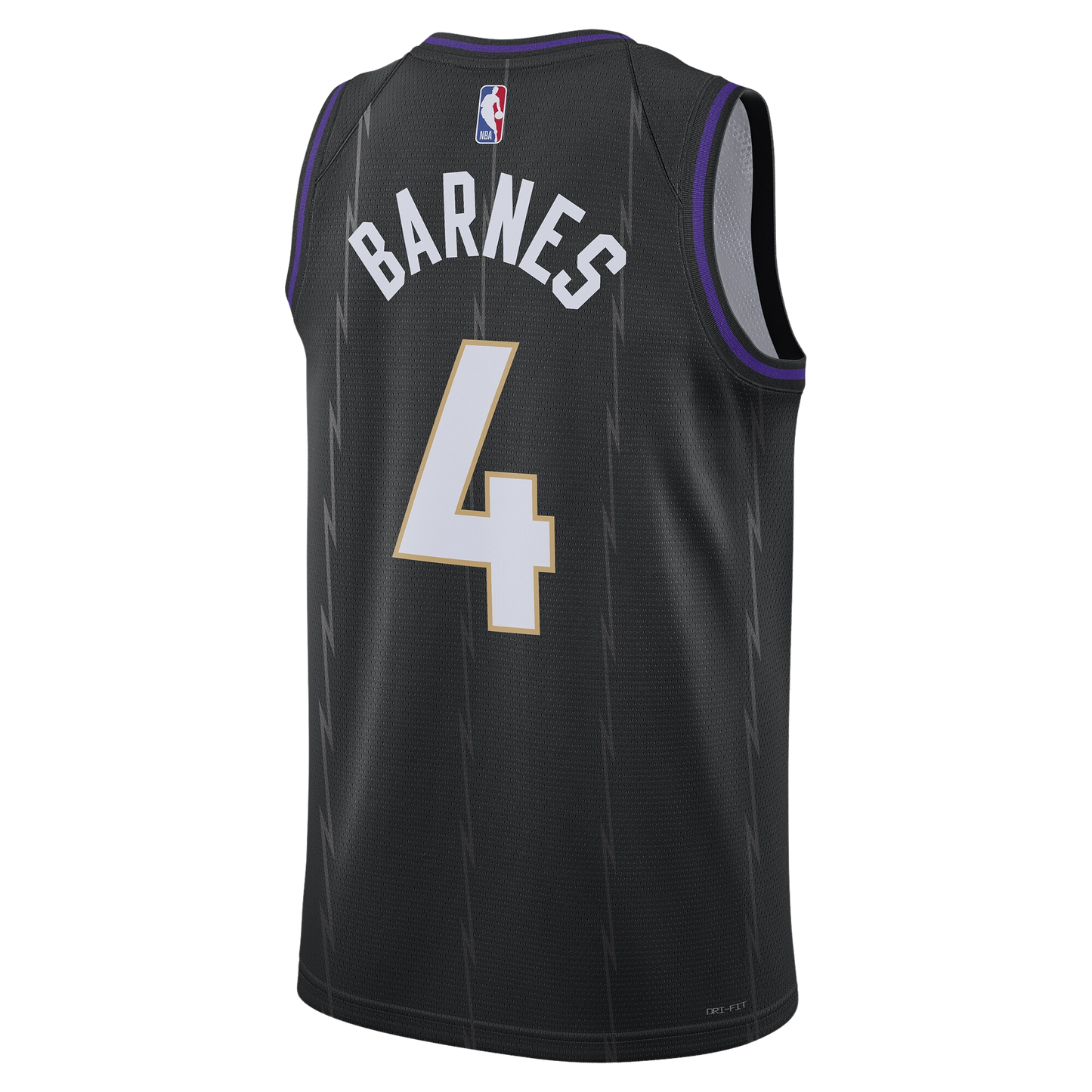Toronto Raptors Black City Edition Jersey Scottie Barnes #4