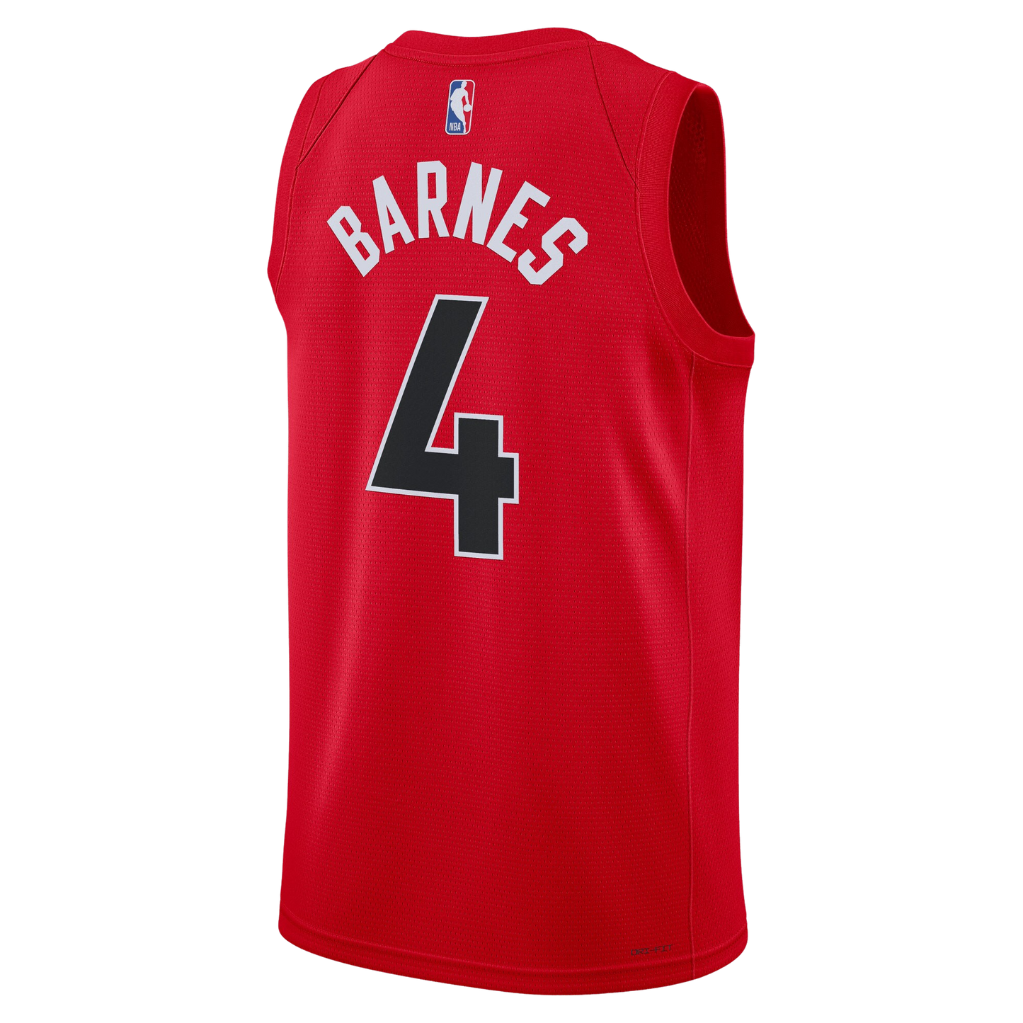 Toronto Raptors Red Icon Jersey Scottie Barnes #4