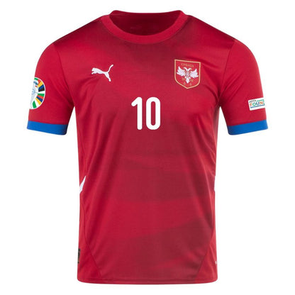 Serbia 2024 Home Jersey Tadic #10 front
