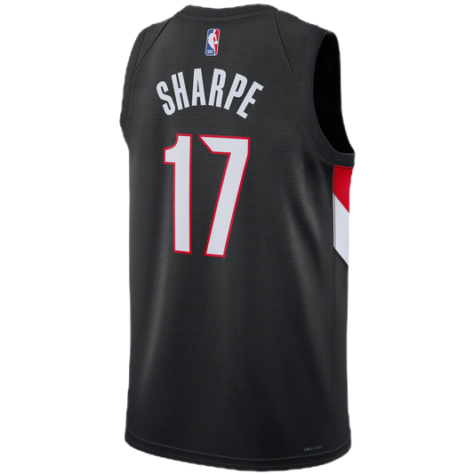 Portland Trail Blazers Black Icon Jersey Shaedon Sharpe #17