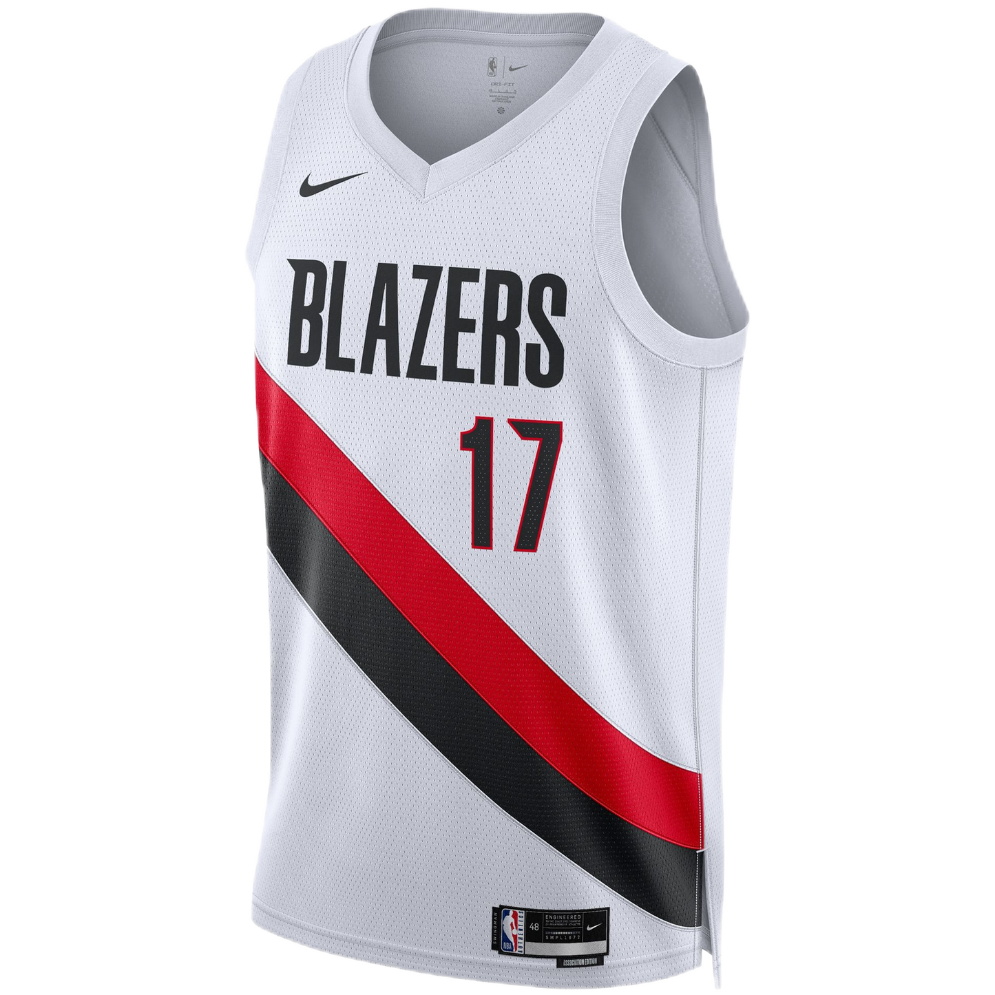Portland Trail Blazers White Association Jersey Shaedon Sharpe #17