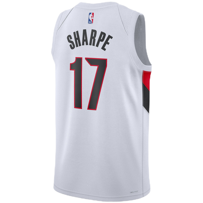 Portland Trail Blazers White Association Jersey Shaedon Sharpe #17