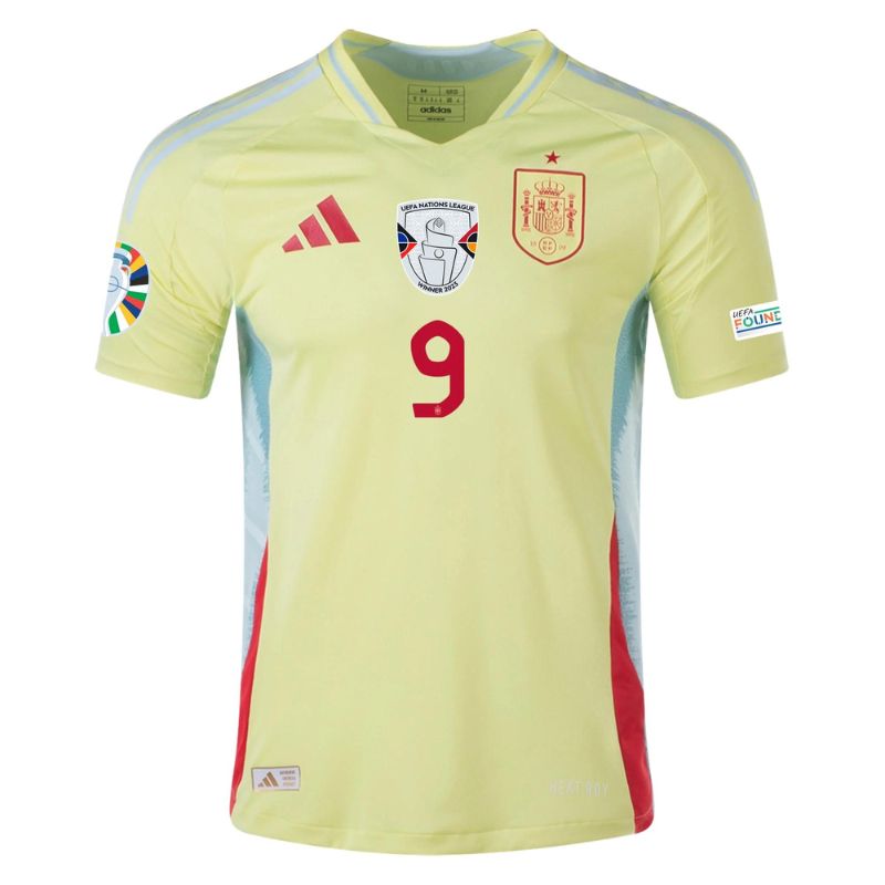 Spain 2024 Away Jersey Gavi #9 front