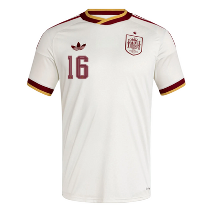 Spain 2026 Away Jersey Rodrigo #16