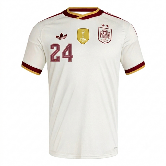 Spain 2026 Away Jersey Cucurella #24 - 2 Stars
