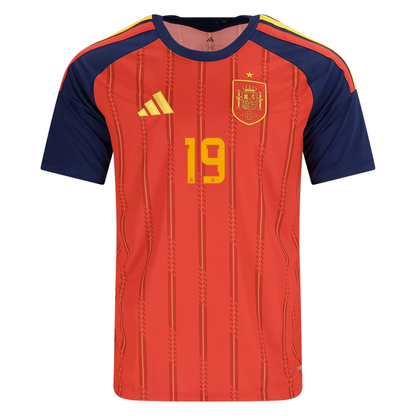 Spain 2026 Home Jersey Lamine Yamal #19
