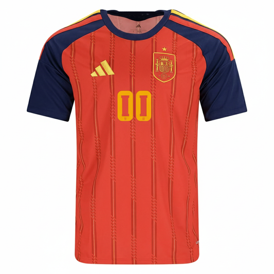 Spain 2026 Home Jersey Custom
