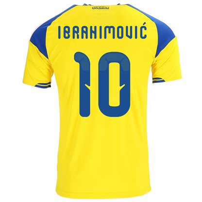 Sweden 2026 Home Jersey Zlatan Ibrahimović #10