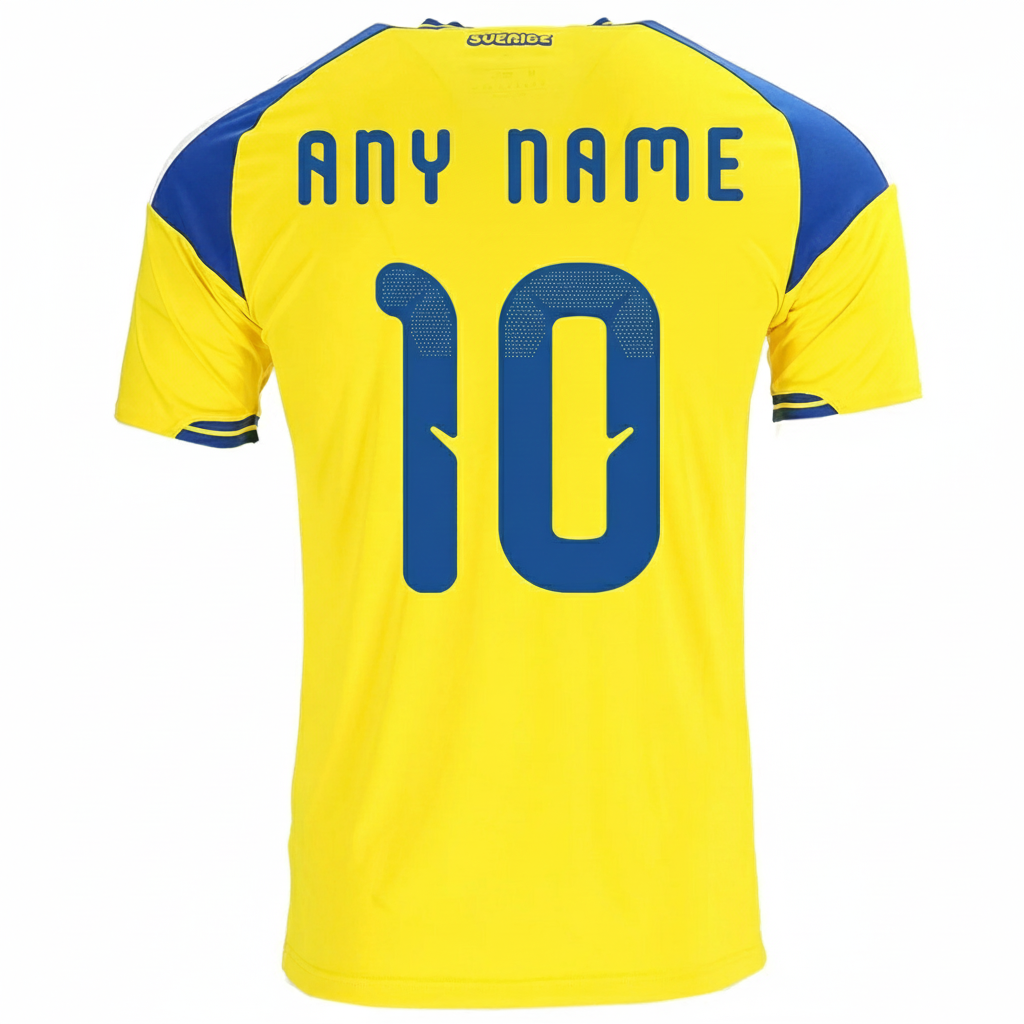 Sweden 2026 Home Jersey Custom