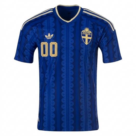 Sweden 2026 Away Jersey Custom