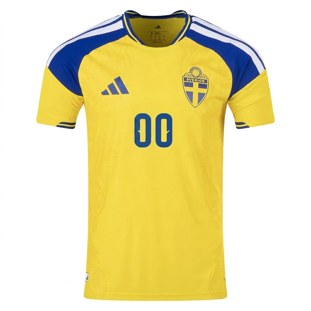 Sweden 2026 Home Jersey Custom