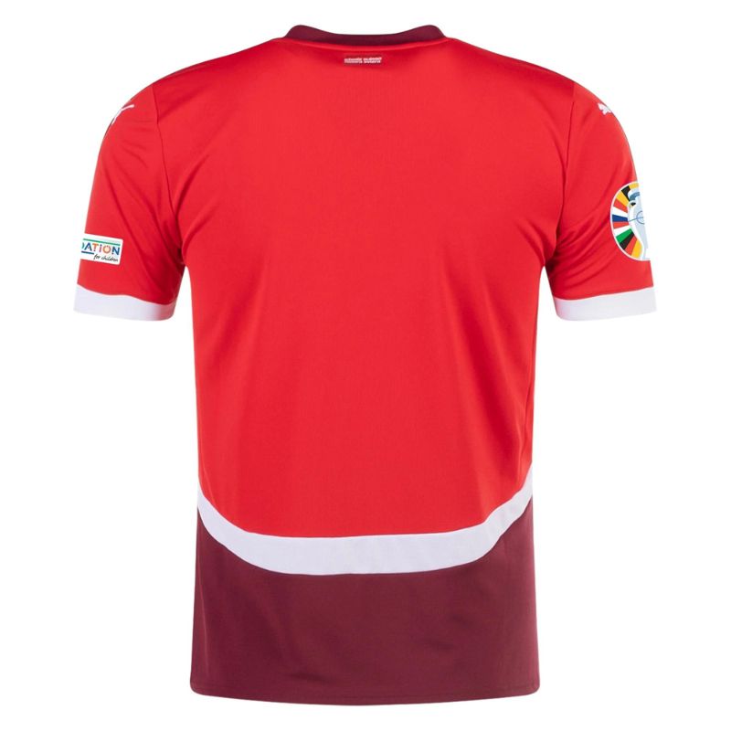 Switzerland 2024 Home Jersey back