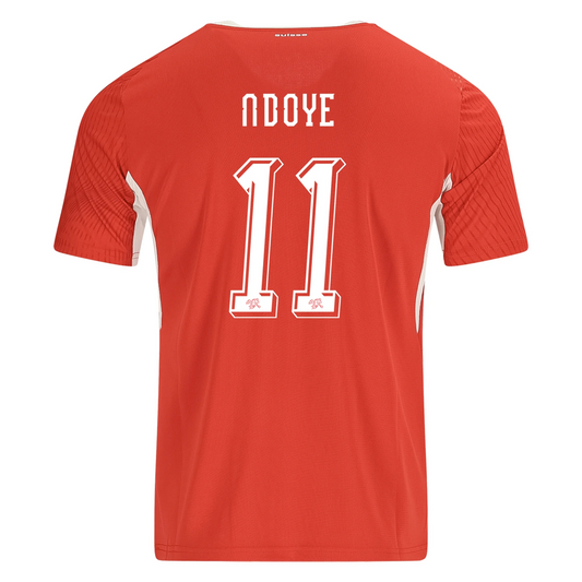 Switzerland 2026 Home Jersey Dan Ndoye #11