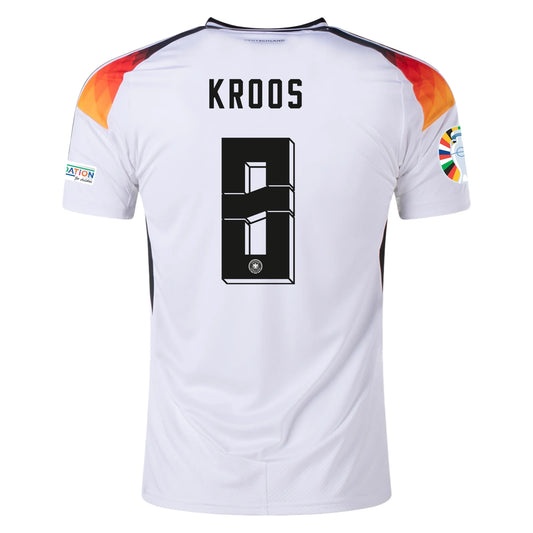 Germany 2024 Home Jersey Kroos #8 back