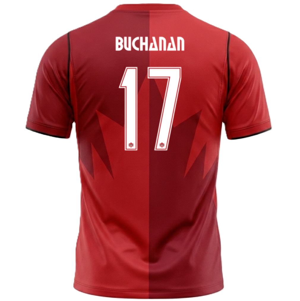 Canada 2026 Home Jersey Tajon Buchanan #17