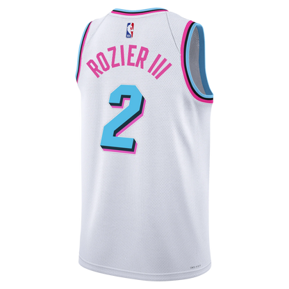 Miami Heat White Original Vice Jersey Terry Rozier III #2