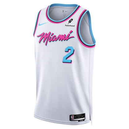 Miami Heat White Original Vice Jersey Terry Rozier III #2
