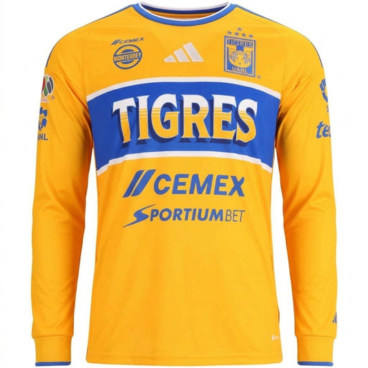 Tigres UANL 26/27 Home Long Sleeve Jersey