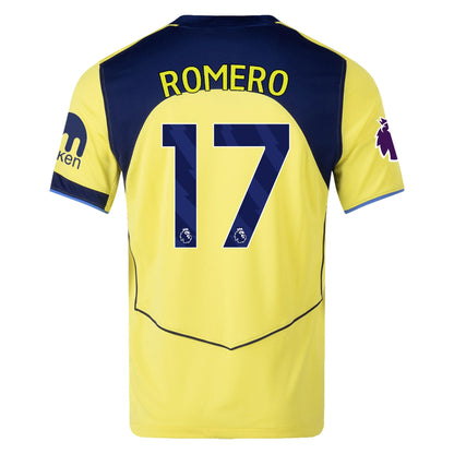 Tottenham 25/26 Third Jersey Romero #17 (Yellow)