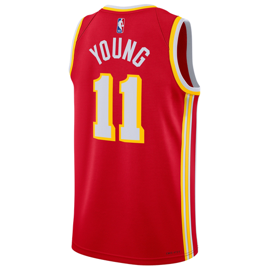Atlanta Hawks Red Icon Jersey Trae Young #11