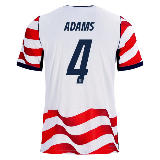 USA 2026 Home Jersey Tyler Adams #4