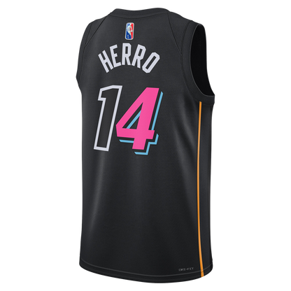 Miami Heat Black Mashup Jersey Tyler Herro #14