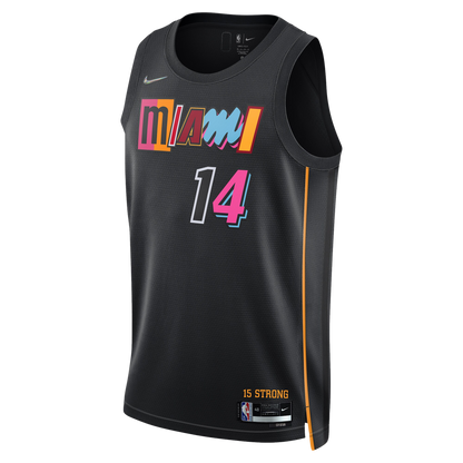 Miami Heat Black Mashup Jersey Tyler Herro #14