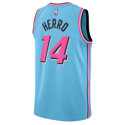 Miami Heat Blue ViceWave Jersey Tyler Herro #14