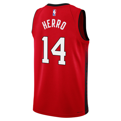 Miami Heat Red "HEAT Culture" City Jersey Tyler Herro #14