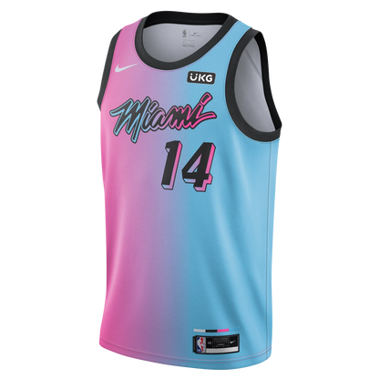 Miami Heat Pink ViceVersa Jersey Tyler Herro #14