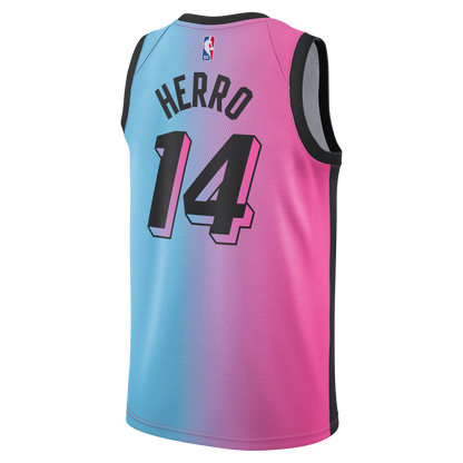 Miami Heat Pink ViceVersa Jersey Tyler Herro #14